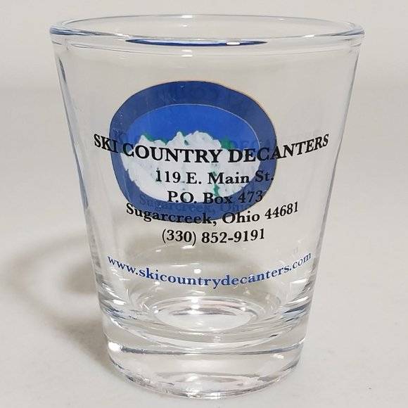 Ski Country Limited Edition Decanter Shot Glass NEW #S029 - Picture 3 of 6